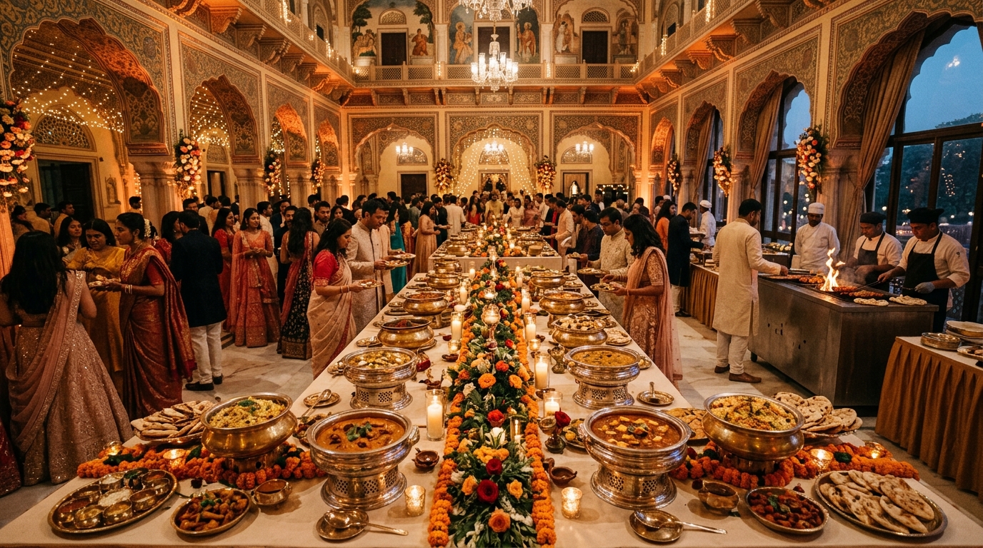 Delhi Caterers Royal Wedding Banquet Feast
